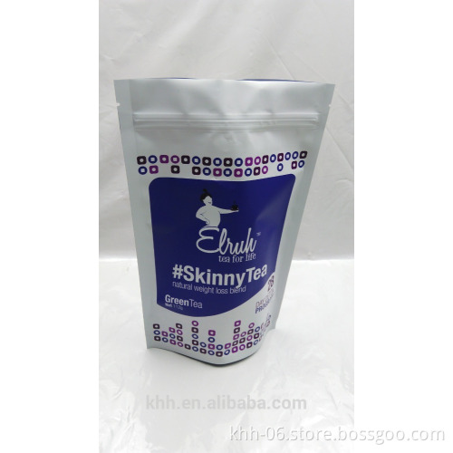 High quality custom printed stand up coconut protein powder ziplock bags
